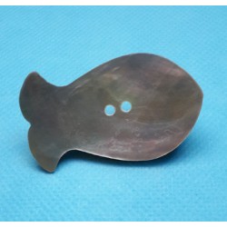 Bouton poisson agoya 46mm