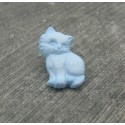 Bouton chat debout ciel 18mm