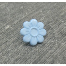 Bouton fleur 8 pétales ciel 10mm