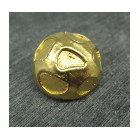 Bouton cratère doré 21mm