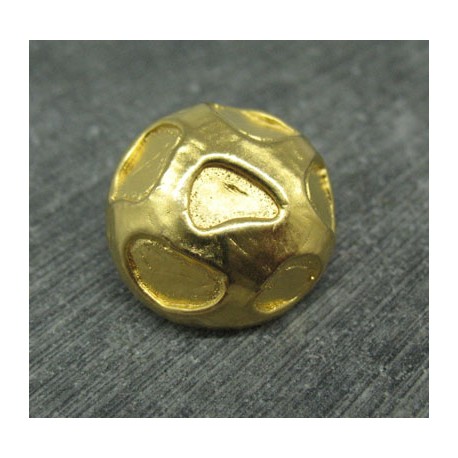 Bouton cratère doré 21mm