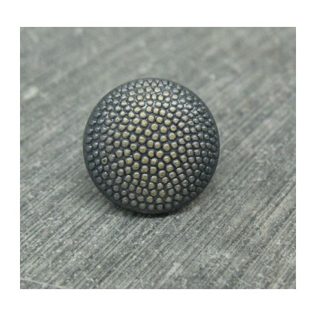 Bouton pixel vieil argent or 15mm