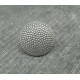 Bouton pixel argent 15mm