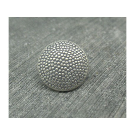 Bouton pixel argent 15mm