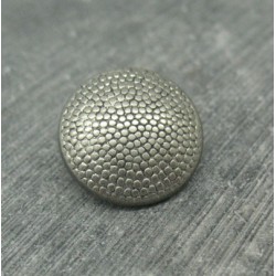 Bouton pixel argent 18mm