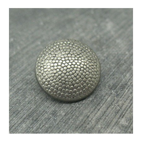 Bouton pixel argent 18mm