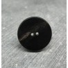 Bouton corne anthracite  23mm