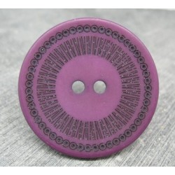 Bouton roulette violet 44mm