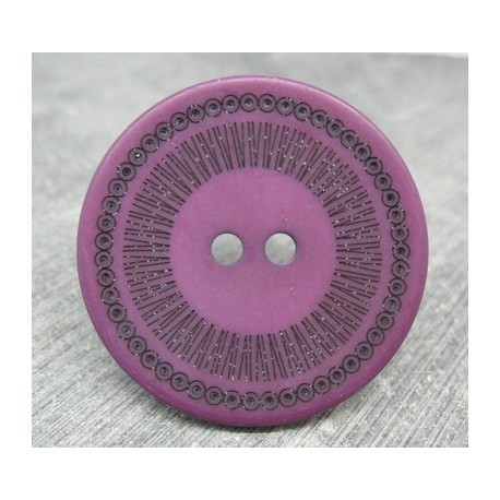 Bouton roulette violet 44mm