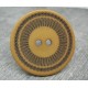 Bouton roulette caramel  44mm