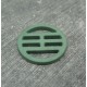 Bouton plaque verte 23mm