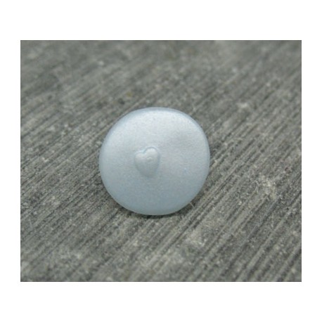 Bouton coeur ciel 12mm