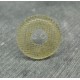 Bouton translucide grillage doré 23mm