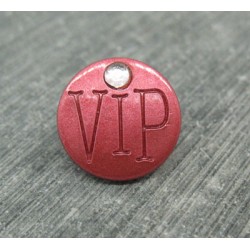 Bouton VIP corail 15mm