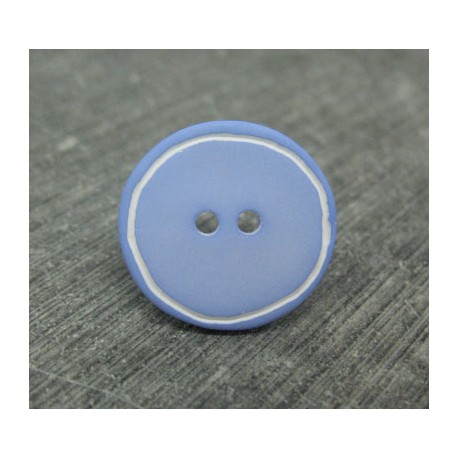 Bouton ciel cercle blanc 15mm