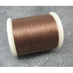 Bobine fil coton 250m Prima marron clair