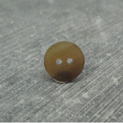 Bouton résine beige 12mm