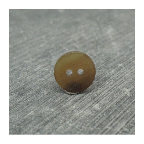 Bouton résine beige 12mm