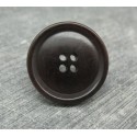 Bouton ivoire végétal ébène 23mm