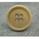 Bouton ivoire végétal beige 27mm