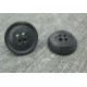 Bouton 19 imitation corne anthracite 17mm