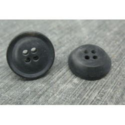 Bouton 19 imitation corne anthracite 17mm