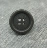 Bouton 20 ivoire végétal anthracite 18mm
