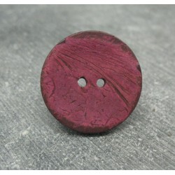 Bouton coco rouge 25mm