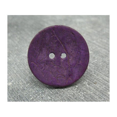 Bouton coco violet 25mm