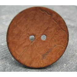 Bouton coco orange 40mm 