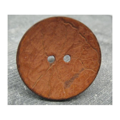 Bouton coco orange 40mm 