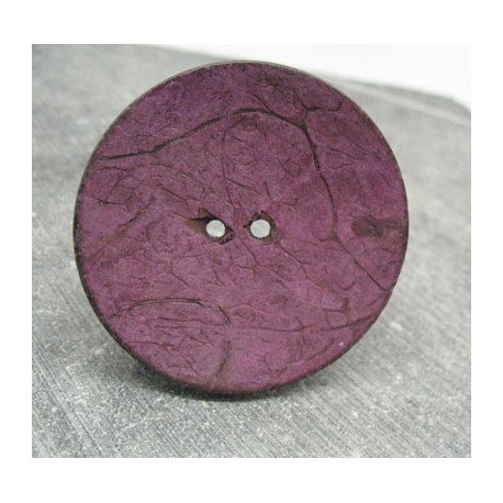 Bouton coco violet 50mm