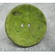 Bouton coco vert anisé 40mm