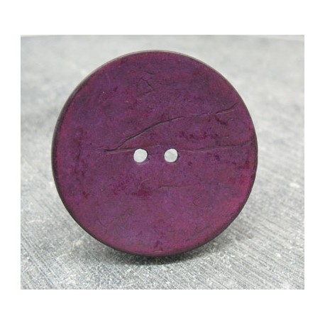 Bouton coco violet 40mm 