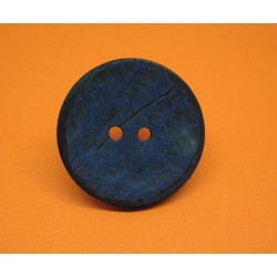 Bouton coco bleu 40mm