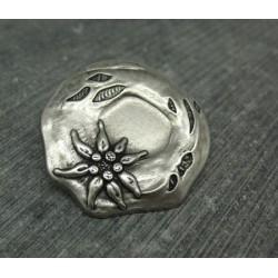 Bouton edelweiss 32mm