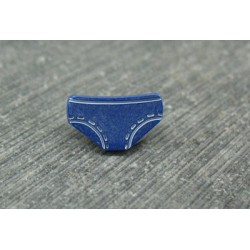 Bouton petite culotte bleu roi 12mm