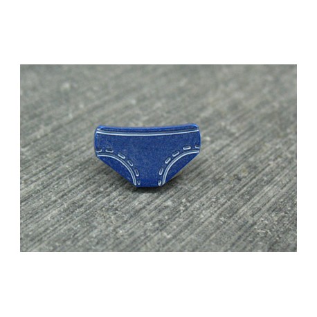 Bouton petite culotte bleu roi 12mm