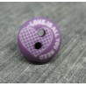 Bouton love is all you need gris 12mm