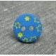 Bouton étoile bleu jaune 12mm