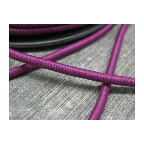 Elastique rond violet 3mm