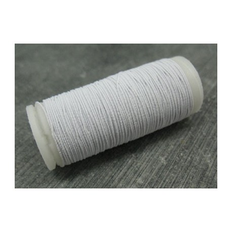 Elastique rond blanc 0,5mm