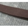 Biais marron 15mm fini coton
