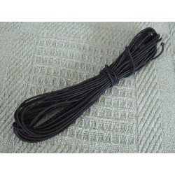 Elastique rond noir 2mm