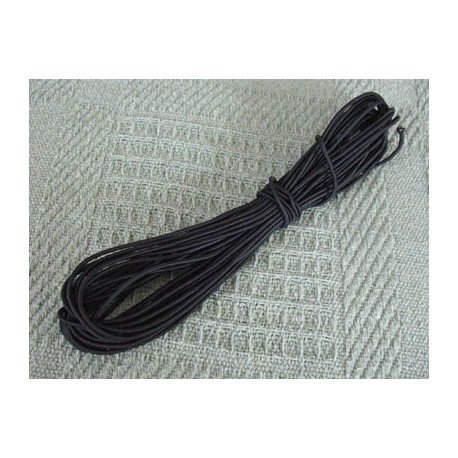 Elastique rond noir 2mm