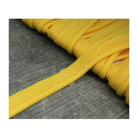 Passepoil jaune coton 8mm
