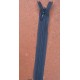 Fermeture éclair invisible YKK bleu fonçé 15cm
