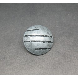  Bouton griffe argent 28 mm 