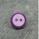 Bouton bicolore violet parme 13mm