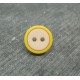 Bouton bicolore mais rose 13mm